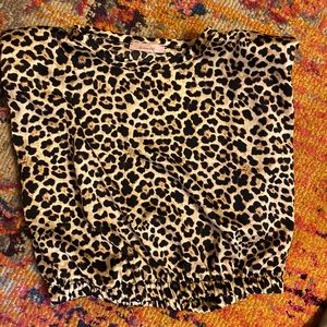 Chop top cheetah shirt